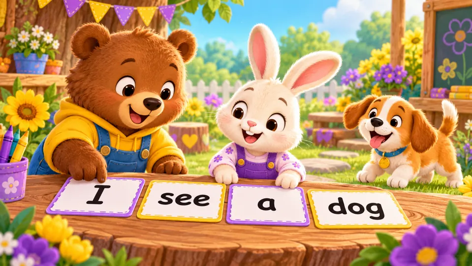 Sentence Builder game artwork