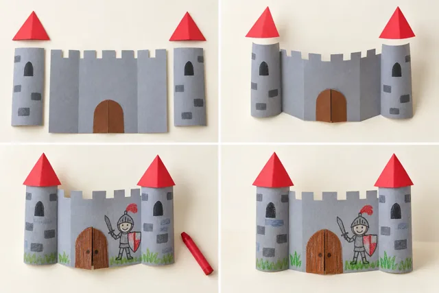 My paper castle — finished paper craft
